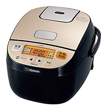 【中古】象印 炊飯器 3合 パソコン式 限度炊き ブロンズ黒いこと NL-BS05-XB qqffhab