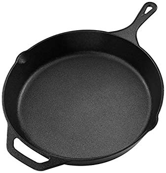 【中古】Utopia Kitchen 香辛料済み鉄鋳製 スキネットボール(31.8Cm/12.5in) 31.75糎（12.5in） qqffhab