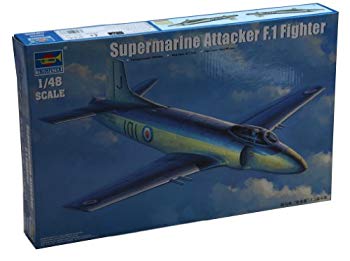 【中古】トランペッター 1/48 スーパーマリン アタッカー F.1 プラモデル i8my1cf