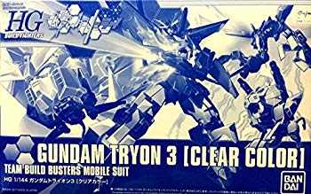 【中古】【非常に良い】【イベント限定】HGBF 1/144 ガンダムトライオン3 [クリアカラー] n5ksbvb
