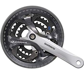 【中古】SHIMANO(シマノ) FC-M361 42X32X22T 8/7S チェーンガード付 チェーンケース対応 170mm ブラック EFCM361C222CL tf8su2k
