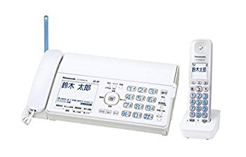 【中古】【非常に良い】パナソニック おたっくす デジタルコードレスFAX 子機1台付き 1.9GHz DECT準拠方式 ホワイト KX-PD503DL-W|ドリエム店