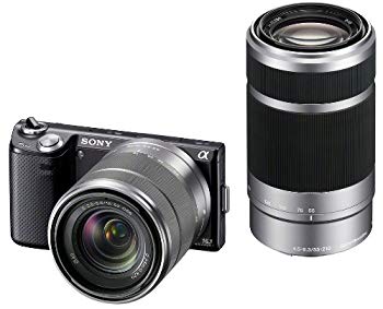 【中古】ソニー SONY ミラーレス一眼カメラ α NEX-5N ダブルズームレンズキット ブラック NEX-5NY/B g6bh9ry