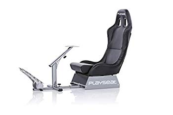 【中古】PLAYSEAT レーシングシート Evolution Black 耐久性フレーム 各ステアリングコントローラー対応 折りたたみ式設計 REM00004【国内正規品】 i8my1cf