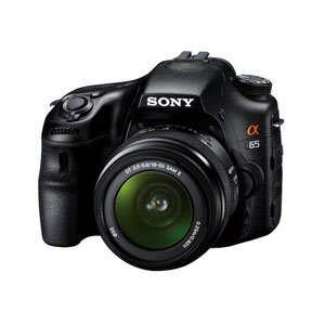 【中古】SONY ミラーレス一眼 α65 ズームレンズキット DT 18-55mm F3.5-5.6 SAM II付属 SLT-A65VL rdzdsi3