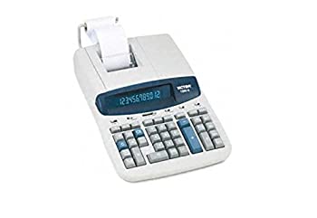 【中古】1560-6 2色リボンプリント電卓 12桁蛍光 ブラック/レッド｜ドリエム店