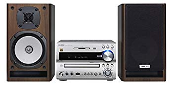 【中古】【人並み外れたに好いたらしい】ONKYO Bluetooth/ CD/SD/USB/ハイレゾ相応う ミニコンピューターポ しろがね色 X-NFR7TX(D) 2zzhgl6