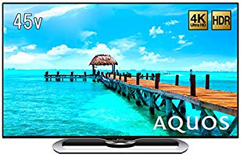 【中古】シャープ 45V型 液晶 テレビ AQUOS LC-45US40 4K HDR対応 低反射「N-Blackパネル」搭載｜ドリエム店