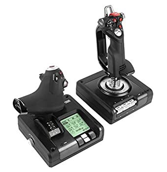 【中古】【非常に良い】ロジクール シミュレーションコントローラ X52 PROFESSIONAL HOTAS ブラック G-X52P