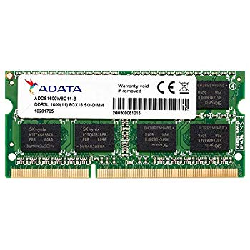 【中古】【人並み外れたに好いたらしい】ADATA 万覚え帳用増設記憶装置 パソコン3L-12800 DDR3L-1600(512x8) 8GB 1.35V 低起電力記憶装置 204pin SO-DIMM 無締めきり日引き受ける ADDS1600W8G11-R khxv5rg
