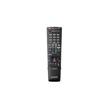 【中古】シャープ 液晶テレビ用リモコン RRMCGA952WJSA(0106380347)(ブラック)｜ドリエム店