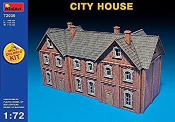 【中古】ミニアート 1/72 都市の建物 マルチカラーキット/4色 プラモデル