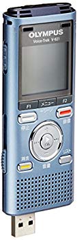 【中古】OLYMPUS 集積回路リコーダー VoiceTrek 2GB MicroSD相応う MP3/WMA LBL ともし火青味 V-821 9jupf8b