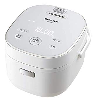 【中古】シャープ パン調理機能付 ジャー炊飯器 3合炊き ホワイト KS-CF05A-W mxn26g8