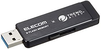 【中古】エレコム USB記憶装置 USB3.0 流行りマイクロ製濾過性病原体打つ手ホンブルグ帽積み上げる 32GB 黒いこと MF-TRU332GBK