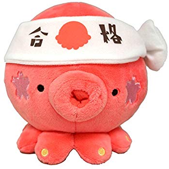 【中古】【非常に良い】めざせ合格! オクトパス ぬいぐるみ(M) 高さ15cm|ドリエム店