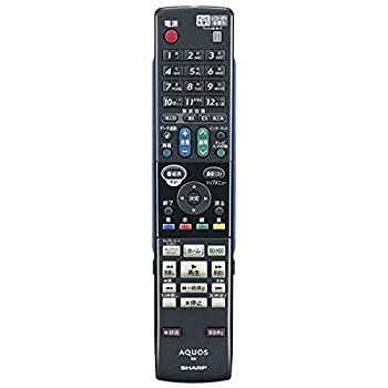【中古】SHARP(シャープ) 純正ブルーレイディスクレコーダー用リモコン RRMCGA886WJPA【部品番号：0046380227】｜ドリエム店