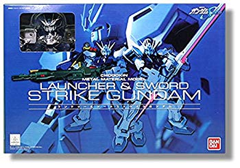 【中古】CHOGOKIN METAL METERIAL MODEL 可動戦士 ランチャーストライク & ソードストライクガンダム cm3dmju