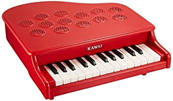 【中古】【非常に良い】KAWAI ミニピアノ P-25 (ローズレッド)|ドリエム店
