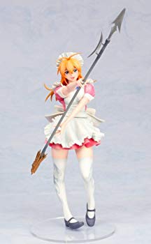 【中古】一騎当千 コミックガム フィギュアコレクション 孫策伯符 ピンクメイドVer. (1/7スケールPVC塗装済み完成品)|ドリエム店