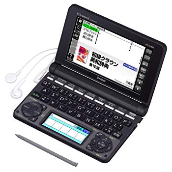 【中古】カシオ 陰電子字引き エクスワード 中学生模範例 XD-N3800BK 黒いこと khxv5rg