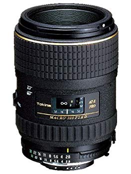 【中古】Tokina マクロレンズ AT-X M100 PRO D 100mm F2.8 MACRO ニコン用 フィルム/デジタル一眼対応 o7r6kf1