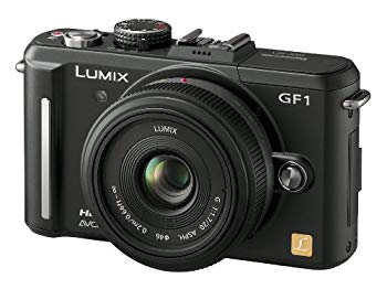 【中古】パナソニック ミラーレス一眼カメラ GF1 レンズキット(20mm/F1.7パンケーキレンズ付属) エスプリブラック DMC-GF1C-K wyw801m