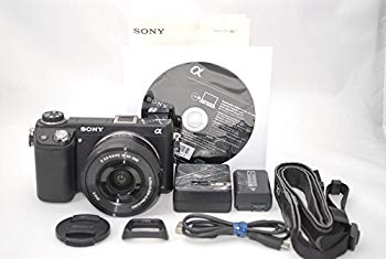 【中古】ソニー SONY ミラーレス一眼 α NEX-6 パワーズームレンズキット E PZ 16-50mm F3.5-5.6 OSS付属 NEX-6L/B i8my1cf