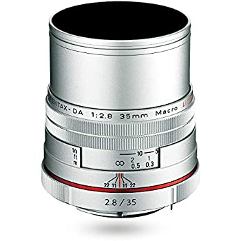 【中古】【非常に良い】HD PENTAX-DA 35mmF2.8 Macro Limited シルバー 等倍マクロ 標準レンズ, DA リミテッドレンズシリーズ, アルミ削り出しボディ, 小型軽量設計, AP