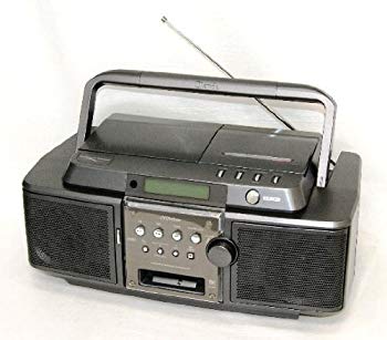 【中古】【人並み外れたに好いたらしい】Victor 優勝者 JVC RC-Z1MD-B 黒いこと CD-MD携帯型取り合わせ Clavia クラビア（CD/MD甲板）（ラジカセつら構え） 9jupf8b
