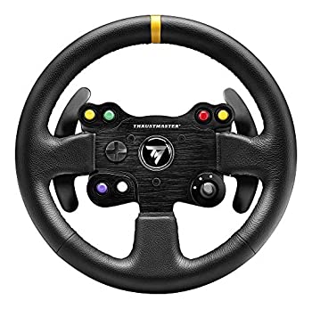 【中古】【国内正規品】Thrustmaster スラストマスター TM Leather 28 GT Wheel Add On 交換用ステアリングホイール Thrustmaster T Series ベース部と互