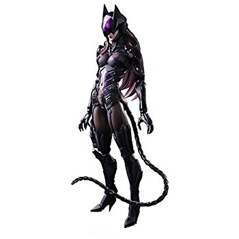 【中古】DC Comics VARIANT PLAY ARTS改 DESIGNED BY TETSUYA NOMURA キャットウーマン PVC製 塗装済み可動フィギュア w17b8b5