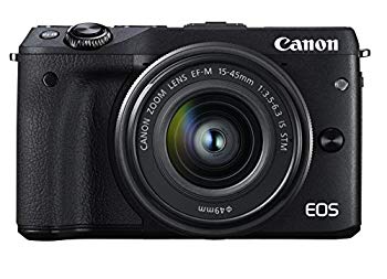 【中古】【非常に良い】Canon ミラーレス一眼カメラ EOS M3 レンズキット(ブラック) EF-M15-45mm F3.5-6.3 IS STM 付属 EOSM3BK-1545ISSTMLK｜ドリエム店