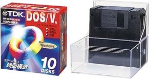 【中古】【人並み外れたに好いたらしい】TDK 3.5in ディスケット DOS/V初期化10枚容器に並べる [MF2固定ディスク-BMX10なおなお書き] o7r6kf1