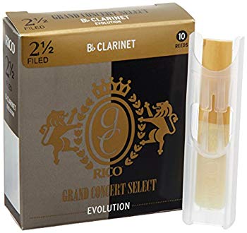 【中古】RICO リード グランドコンサートセレクト エヴォリューション Bbクラリネット 強度:2.5(10枚入) ファイルド EVF10BCL250 2mvetro