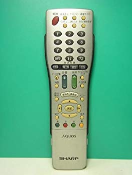【中古】シャープ テレビリモコン GA465WJSA khxv5rg