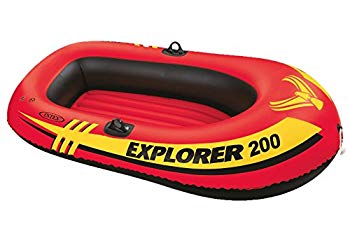 【中古】INTEX(はたご屋テックス) 舟艇 エクスプローラー 200 SET 185×94×41珊 58331 櫂・揚水機属する [日本決まり品] dwos6rj おもちゃ-ボート