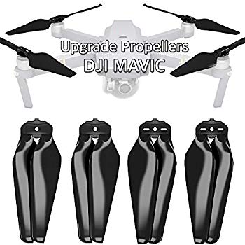 【中古】DJI Mavic Pro & Proプラチナ用MASアップグレードプロペラ ブラック - 4個セット mxn26g8