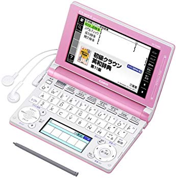 【中古】カシオ 陰電子字引き エクスワード 中学生模範例 XD-D3800PK ともし火サクラ色 tf8su2k