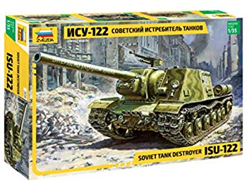 【中古】ズベズダ 1/35 ISU-122 ソビエト自走砲 プラモデル 9jupf8b