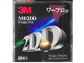 【中古】住友スリーエム(3M) ワープロ用 3.5in 2DD ディスケット 10枚 アン初期化MF/2DD ワールド・クオリティ rdzdsi3