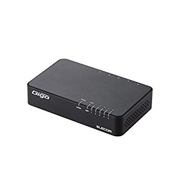 【中古】エレコム スイッチングハブ ギガビット 5ポート マグネット付き 電源内蔵 EHC-G05PN-JB qqffhab
