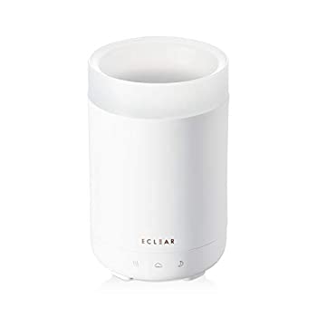 【中古】【2020年モデル】 エレコム 加湿器 卓上 抗菌 アロマ AC電源 7色LED 空焚き防止 容量150ml エクリアミスト HCE-HU2005Uシリーズ ホワイト HCE-HU