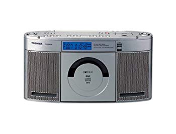 【中古】TOSHIBA SD/CDラジオ受信機 CUTEBEAT しろがね色 TY-SDX50(S) 2mvetro