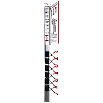 【中古】【非常に良い】ユタカメイク ドイツ製 ツールホルダー レールセット レール1m/ホルダー6個 総荷重60kgまで TH-S106