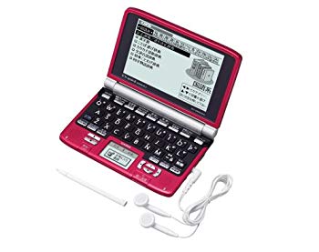 【中古】CASIO Ex-word (エクスワード) 陰電子字引き XD-SW6400RD 赤いこと 日中韓相応う手描きダイアログボックス積み上げる 音吐相応う 100コンテンツ多字引き模範例 bme6fzu
