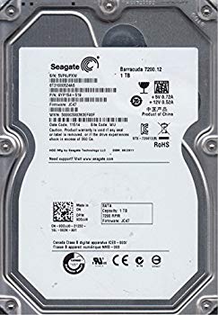 【中古】Seagate 3.5インチ内蔵HDD 1TB 7200rpm SATA 6.0Gb/s 32MB ST31000524AS wgteh8f