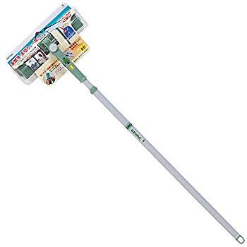 【中古】アズマ ガラスワイパー ガラスワイプワイパF 拭き幅24cm 柄の長さ76~125cm グリーン 水拭きと水切りが一度にできる AG333 2mvetro