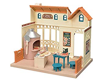 【中古】【非常に良い】シルバニアファミリー お店 森のピザ屋さん ミ-87｜ドリエム店