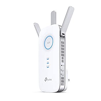 【中古】【非常に良い】TP-Link WiFi 無線LAN 中継器 RE450/A 11ac 1300+450Mbps ハイパワー コンセント直挿し ブリッジ APモード付き メーカー保証3年